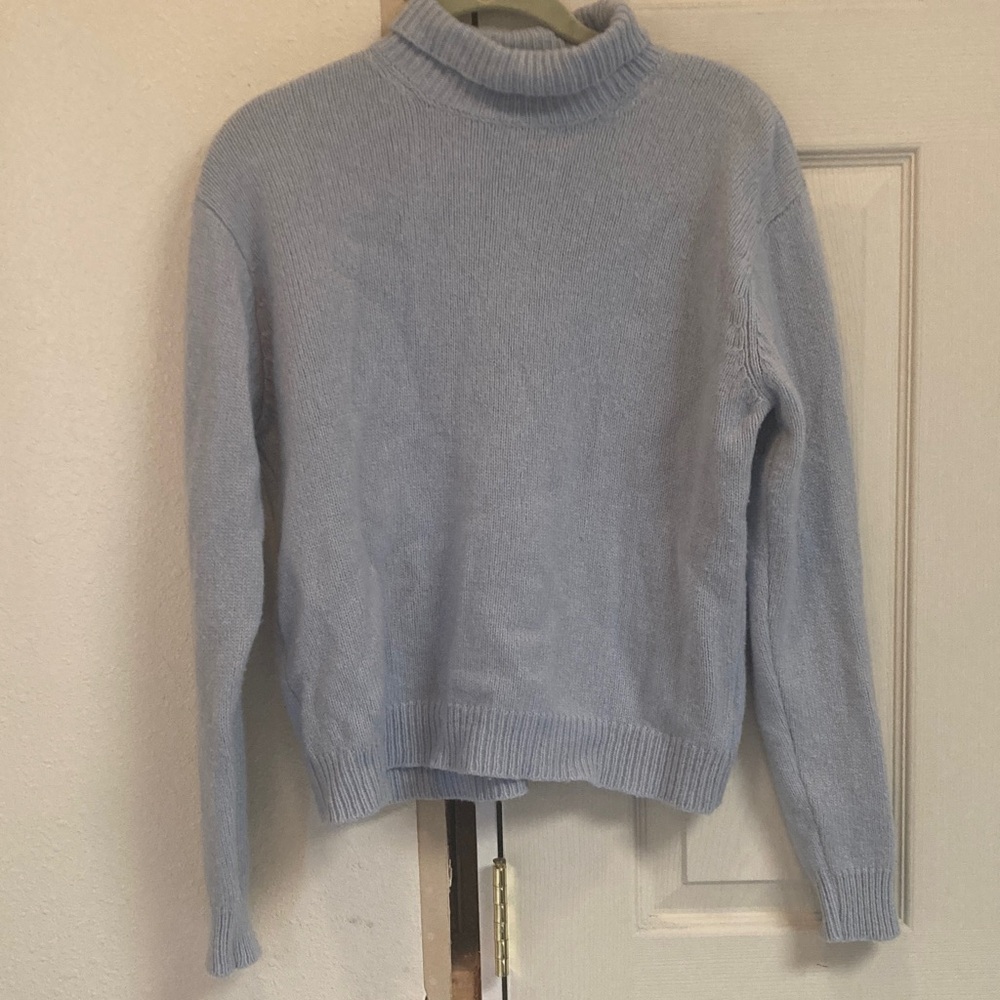 Brandy Melville Soft Blue Turtleneck Sweater
